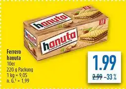 diska Ferrero hanuta Angebot