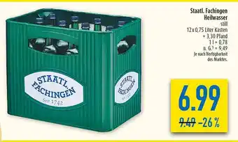 diska Staatl. Fachingen Heilwasser still Angebot