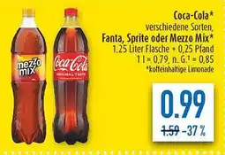 diska Coca-Cola Fanta, Sprite oder Mezzo Mix Angebot