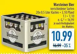 diska Warsteiner Bier Angebot