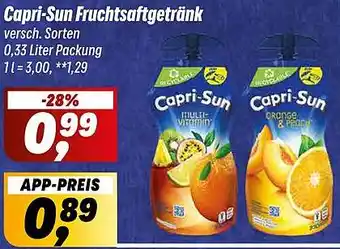 Simmel Capri-Sun Fruchtsaftgetränk Angebot