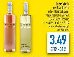 diska bree Wein Angebot