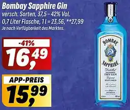 Simmel Bombay Sapphire Gin Angebot