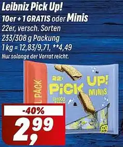 Simmel Leibniz Pick Up! oder Minis Angebot