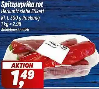Simmel Spitzpaprika rot Angebot