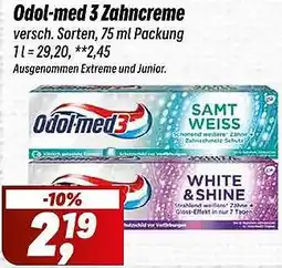 Simmel Odol-med 3 Zahncreme Angebot
