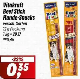 Simmel Vitakraft Beef Stick Hunde-Snacks Angebot