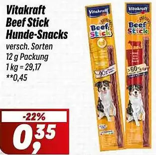 Simmel Vitakraft Beef Stick Hunde-Snacks Angebot