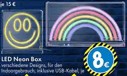 TEDi LED Neon Box Angebot