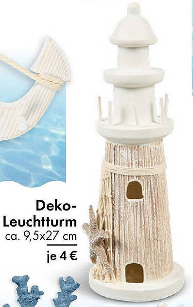 Deko-Leuchtturm Angebot bei TEDi