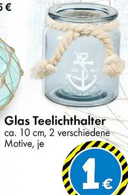 TEDi Glas Teelichthalter Angebot