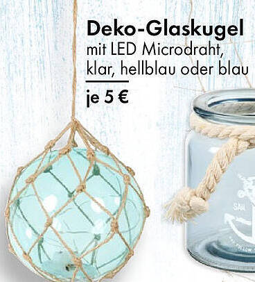 Deko-Glaskugel Angebot bei TEDi