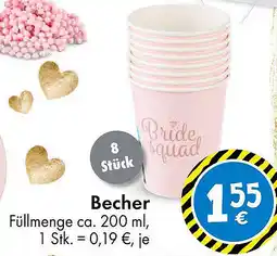 TEDi Becher Angebot
