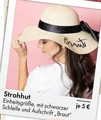 TEDi Strohhut Angebot