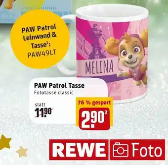 REWE Rewe foto paw patrol tasse Angebot