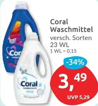 Budni Coral Waschmittel Angebot