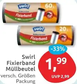 Budni Swirl Fixierband Müllbeutel Angebot