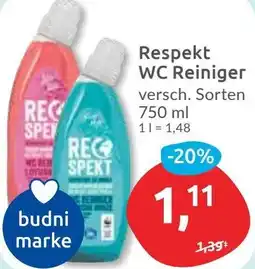 Budni Respekt WC Reiniger Angebot