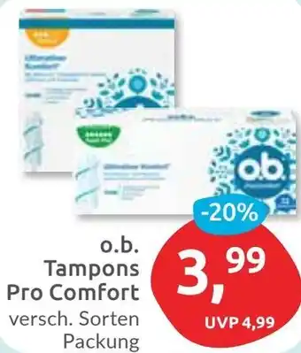 Budni o.b. Tampons Pro Comfort Angebot
