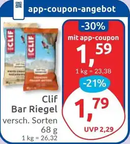 Budni Clif Bar Riegel Angebot