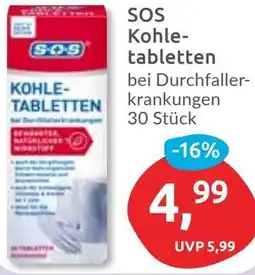 Budni SOS Kohletabletten Angebot