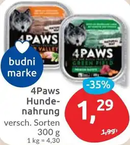Budni 4Paws Hundenahrung Angebot
