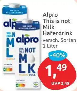 Budni Alpro This is not Milk Haferdrink Angebot