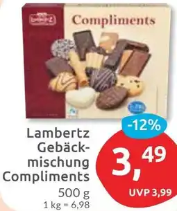 Budni Lambertz Gebäckmischung Compliments Angebot