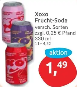 Budni Xoxo Frucht-Soda Angebot