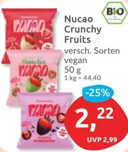 Budni Nucao Crunchy Fruits Angebot