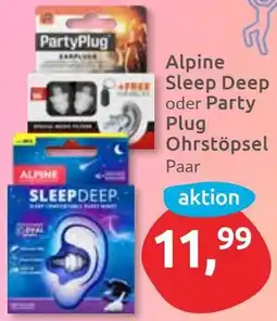 Budni Alpine Sleep Deep oder Party Plug Ohrstöpsel Angebot