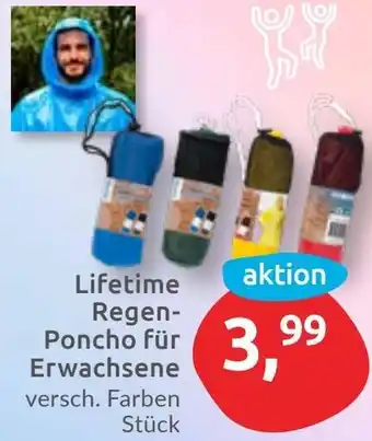 Budni Lifetime Regen Poncho für Erwachsene Angebot