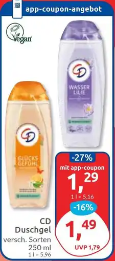 Budni CD Duschgel Angebot