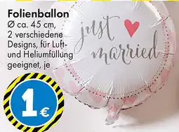 TEDi Folienballon Angebot