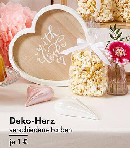 Deko-Herz Angebot bei TEDi