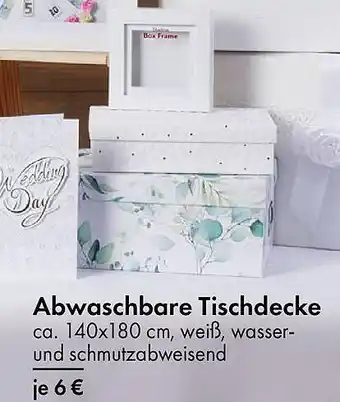 TEDi Abwaschbare Tischdecke Angebot