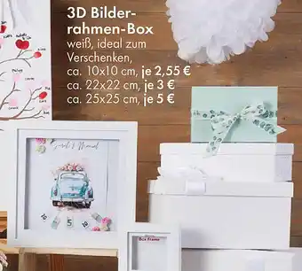 TEDi 3D Bilderrahmen-Box Angebot