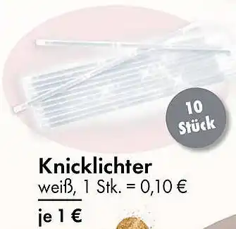 TEDi Knicklichter Angebot