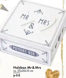TEDi Holzbox Mr & Mrs Angebot