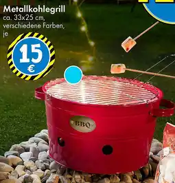 TEDi Metallkohlegrill Angebot