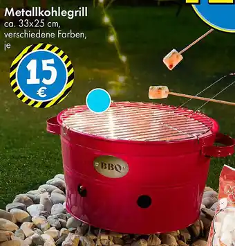 TEDi Metallkohlegrill Angebot