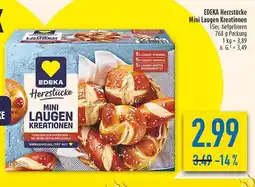 diska EDEKA Herzstücke Mini Laugen Kreationen Angebot