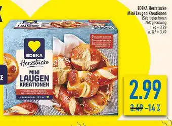 diska EDEKA Herzstücke Mini Laugen Kreationen Angebot