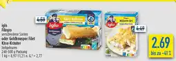 diska iglo Filegro oder Goldknusper Filet Käse-Kräuter Angebot
