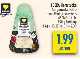 diska EDEKA Herzstücke Gorgonzola Dolce Angebot