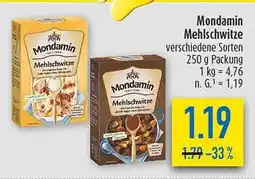 diska Mondamin Mehlschwitze Angebot