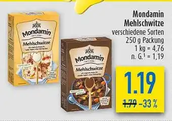 diska Mondamin Mehlschwitze Angebot