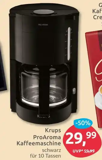 Budni Krups proaroma kaffeemaschine Angebot