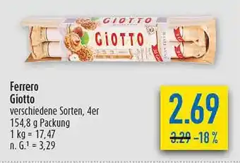 diska Ferrero Giotto Angebot
