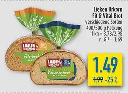 diska Lieken Urkorn Fit & Vital Brot Angebot